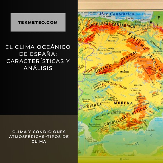 El clima oceánico de España: características y análisis
