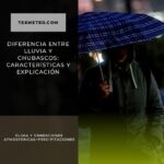 Diferencia entre lluvia y chubascos: características y explicación