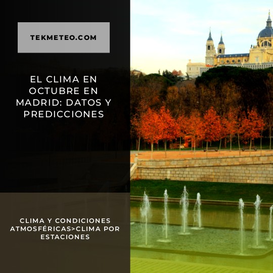 El Clima en Octubre en Madrid: Datos y Predicciones