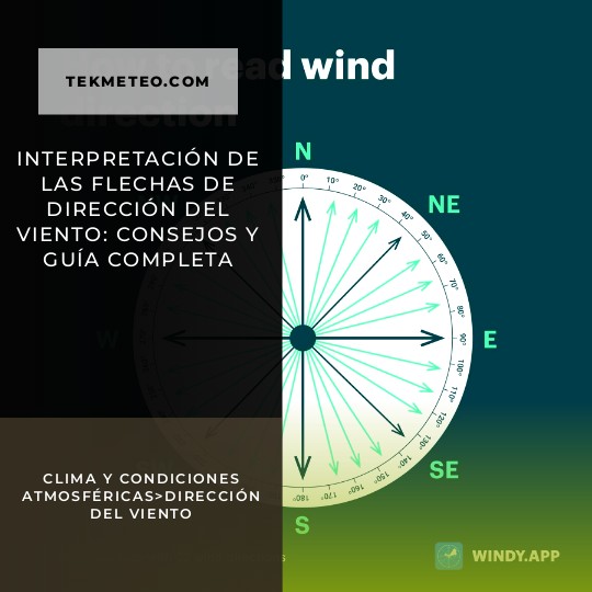 Interpretación de las flechas de dirección del viento: consejos y guía completa