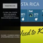 Clima en Costa Rica en mayo: pronóstico y recomendaciones